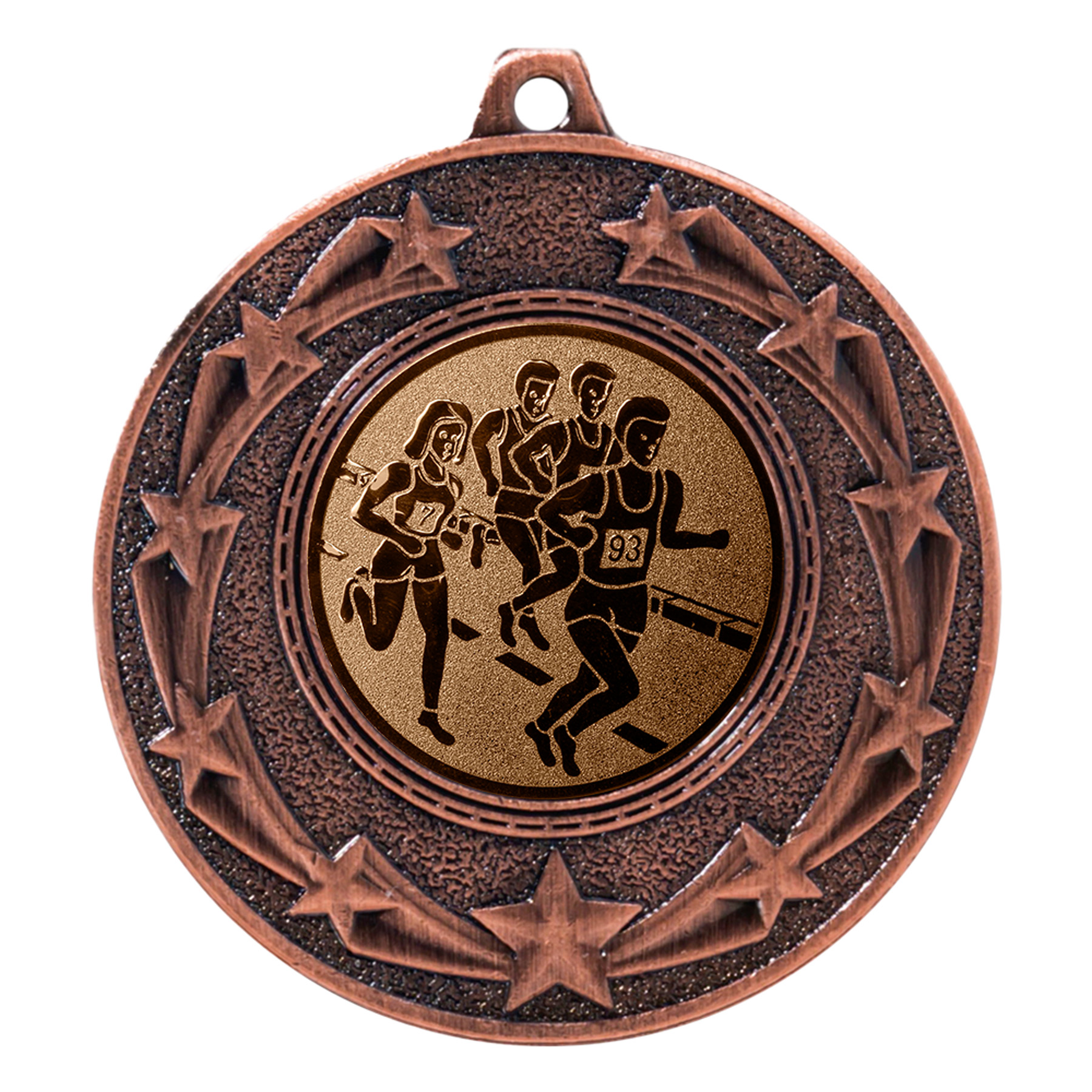 Produktbild von Laufsport-Medaille "Ginster" Ø 50 mm inkl. Kordel