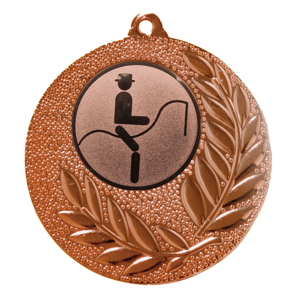 Produktbild von Reit-Medaille "Gladiolen" Ø 50 mm inkl. Kordel