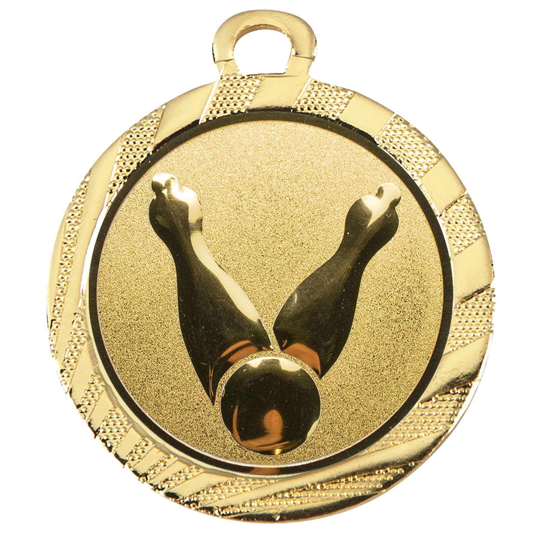 Produktbild von Bowlingmedaille "Angelonien" Ø 32 mm inkl. Kordel