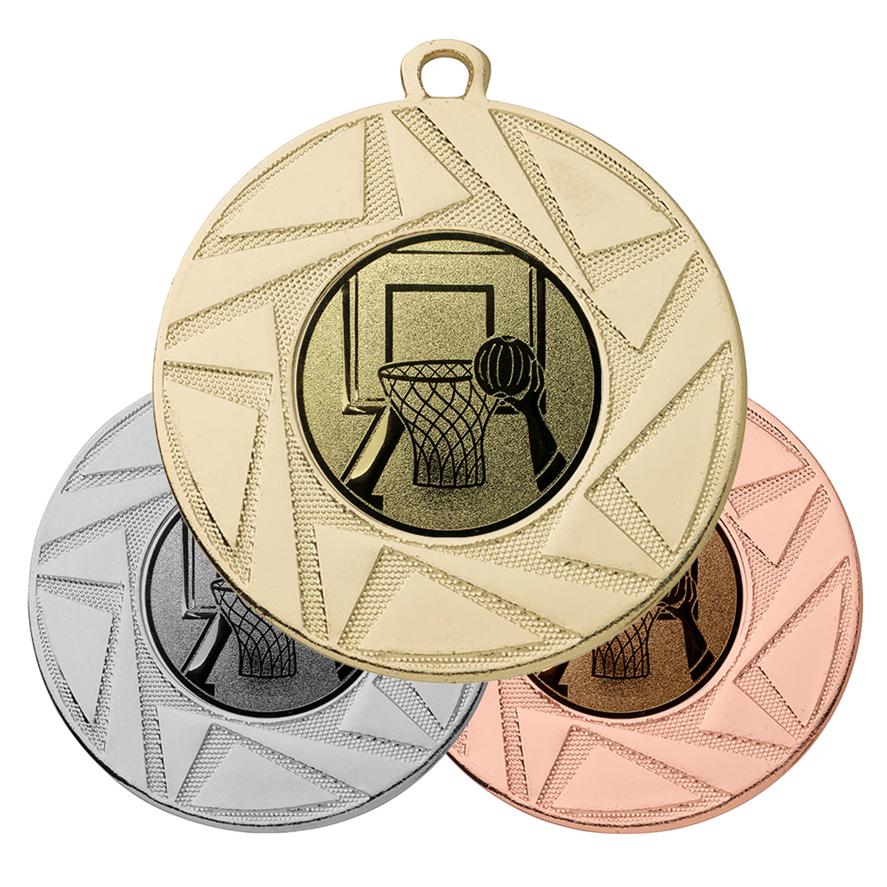 Produktbild von Basketball-Medaille "Klotho" Ø 50 mm inkl. Kordel