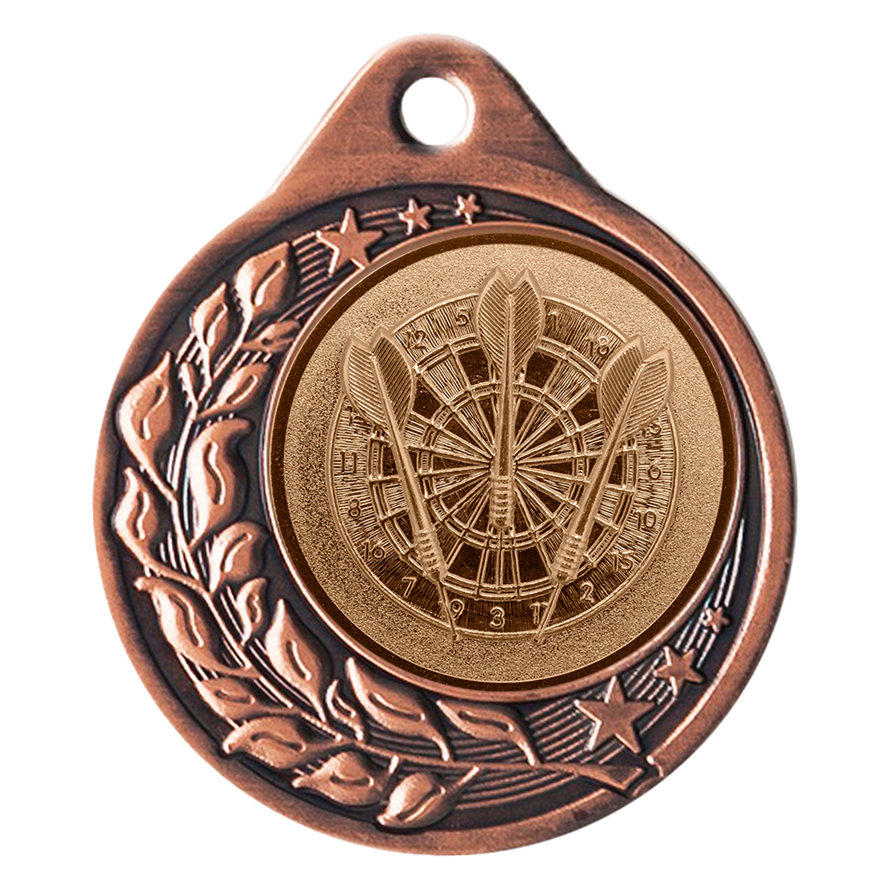 Produktbild von Dart-Medaille "Anemonen" Ø 40 mm inkl. Kordel