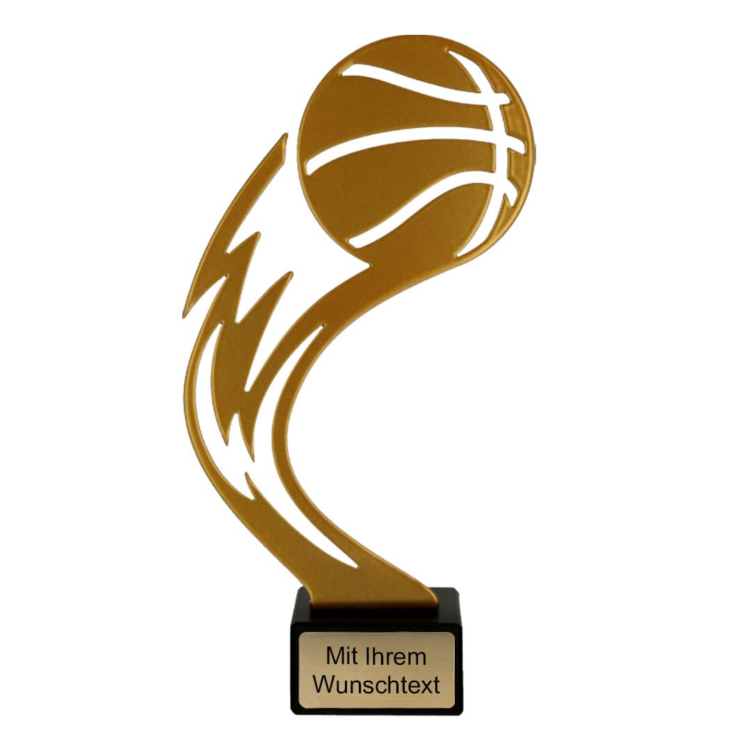 Produktbild von Metalltrophäe Basketball "Brekzie"
