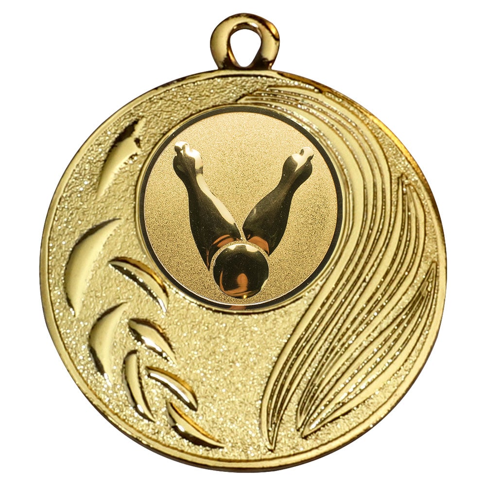 Produktbild von Bowling-Medaille "Freesien" Ø 50 mm inkl. Kordel