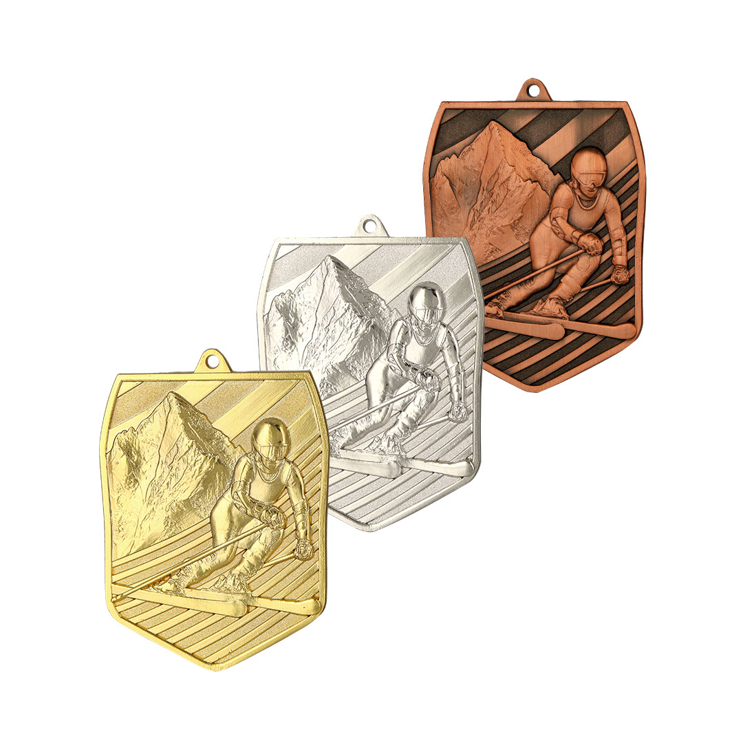 Produktbild von Skimedaille "Spilit" inkl. Kordel