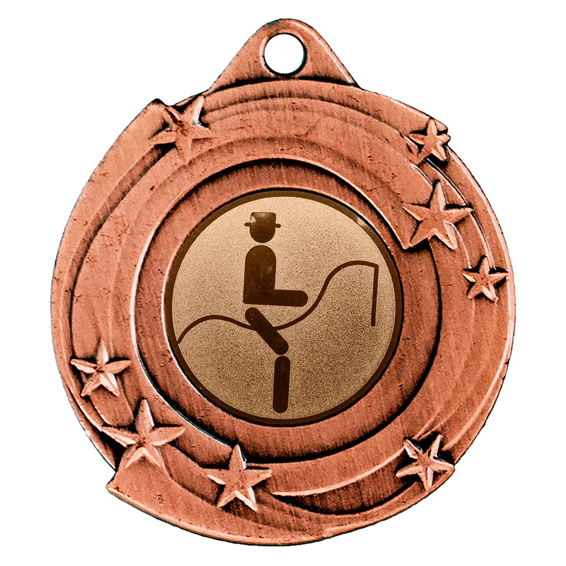 Produktbild von Reit-Medaille "Santini" Ø 50 mm inkl. Kordel