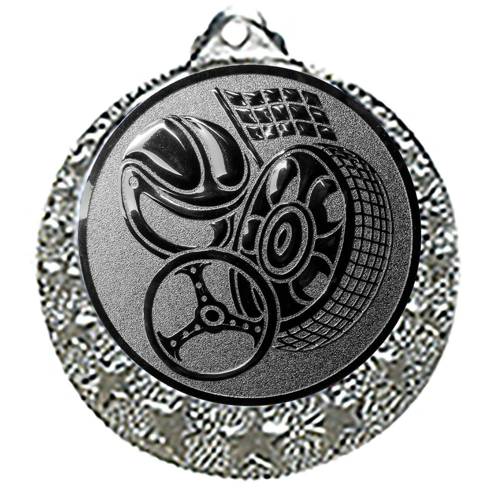 Motorsport Medaille "Brixia" Ø 32mm mit Wunschemblem und Band