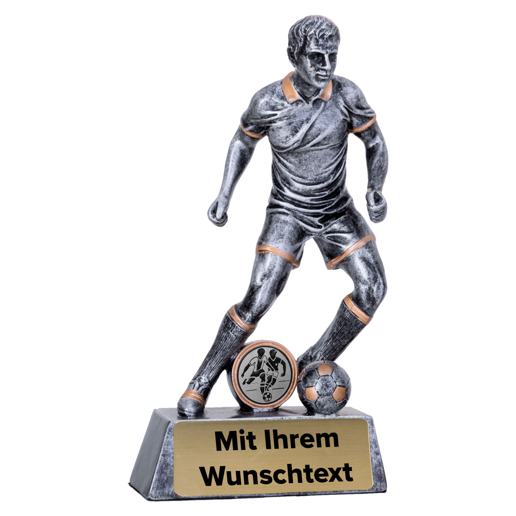Produktbild von Fußballpokale 6er Serie 39370 silber/gold