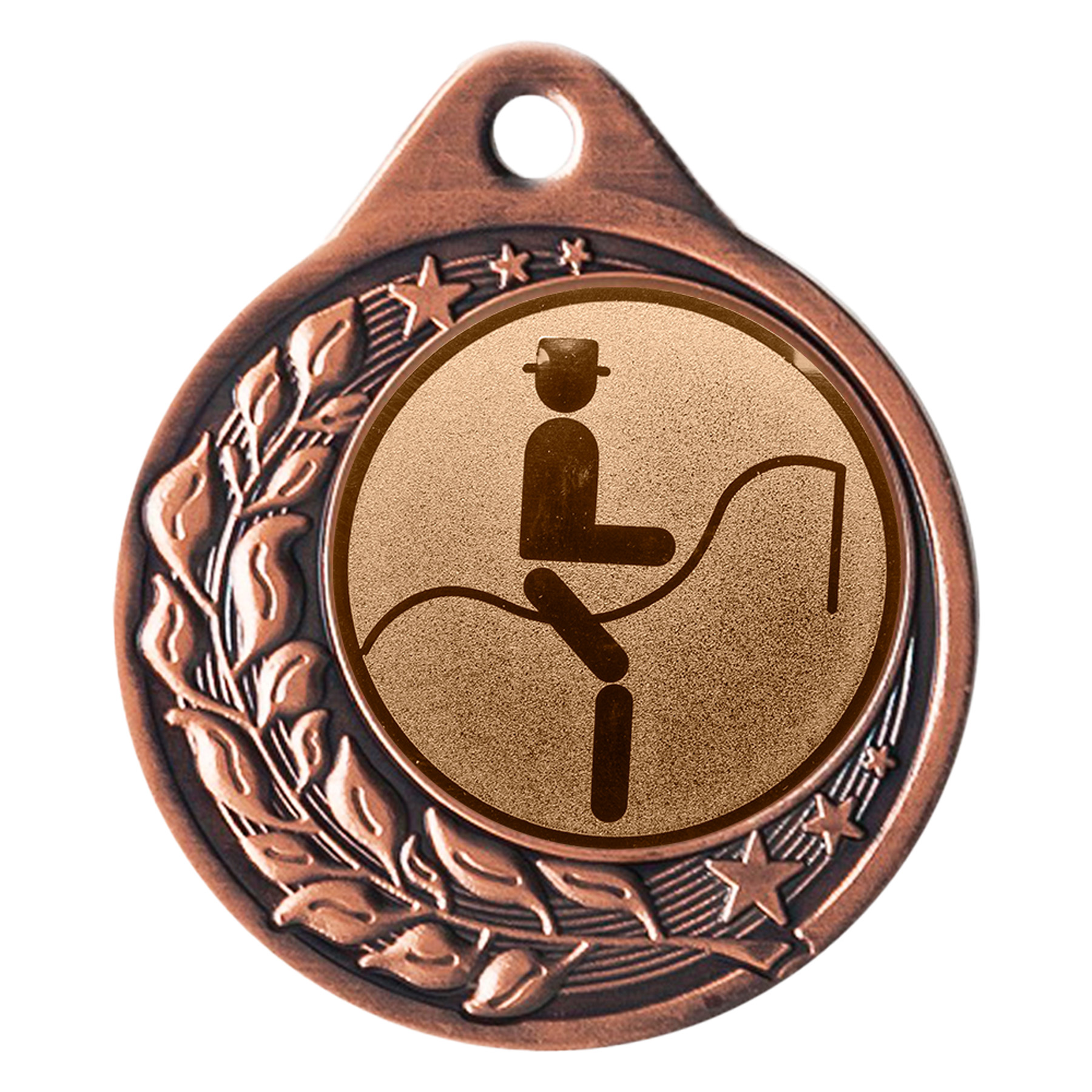 Produktbild von Reitsport-Medaille "Anemonen" Ø 40 mm inkl. Kordel