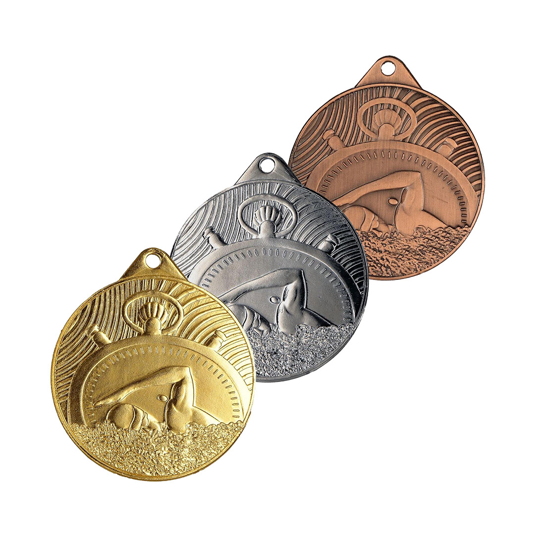 Produktbild von Schwimmmedaille "Picus" Ø 50 mm inkl. Kordel