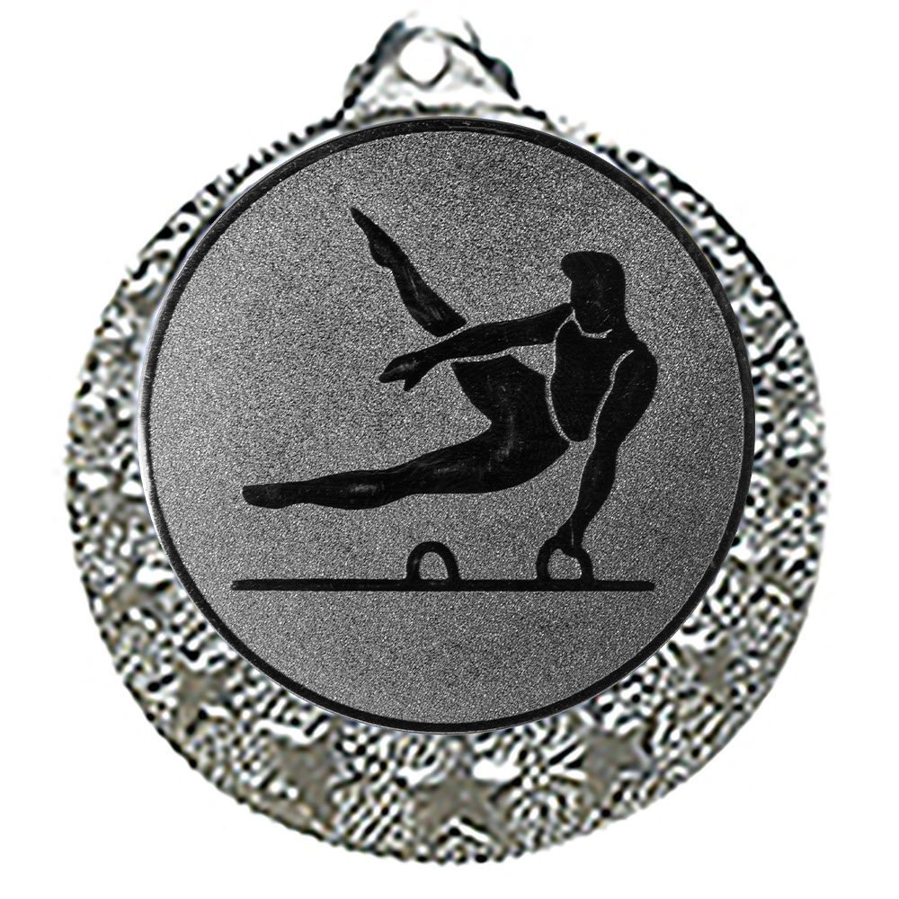 Produktbild von Turn Medaille "Brixia" Ø 32mm mit Wunschemblem und Band