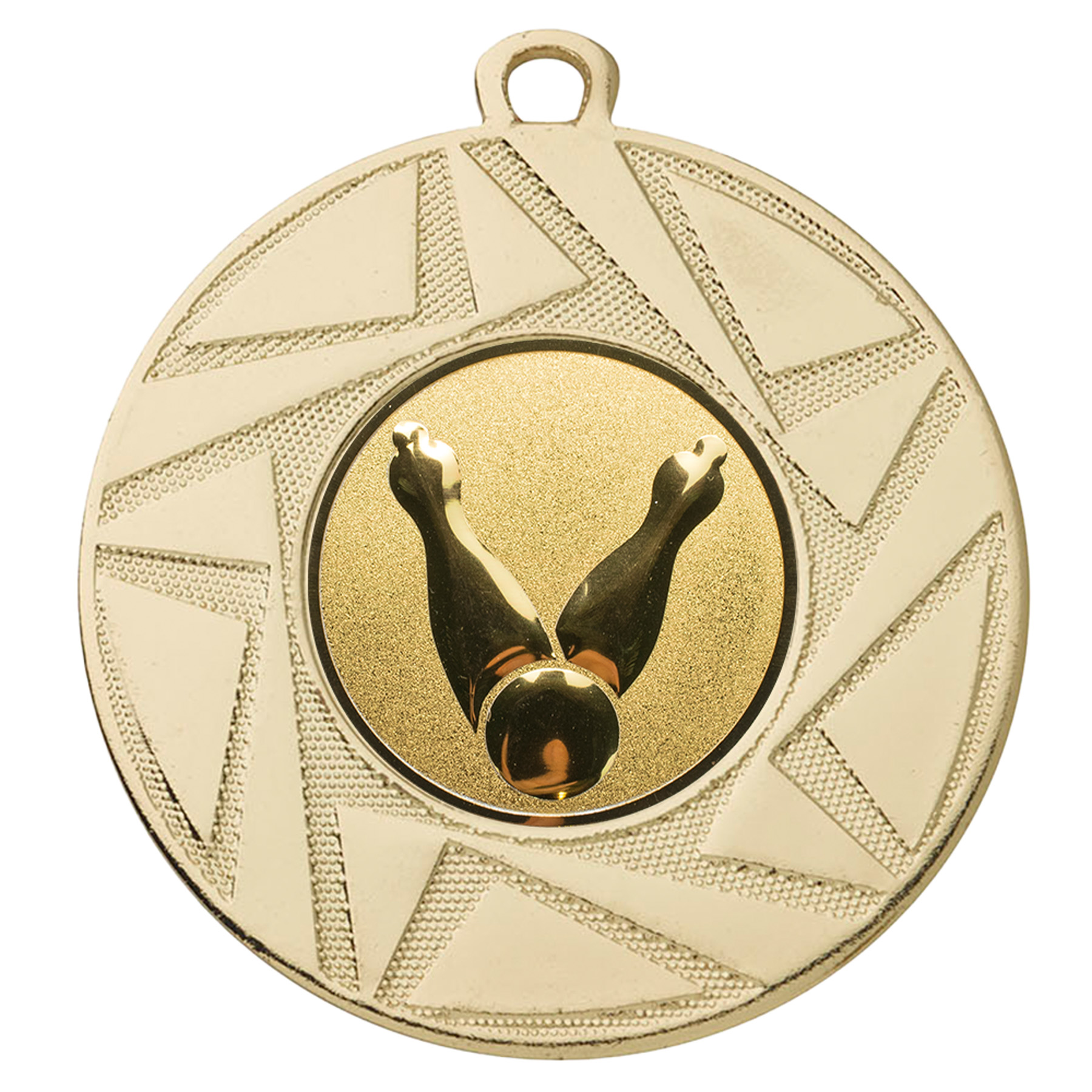 Produktbild von Bowling-Medaille "Klotho" Ø 50 mm inkl. Kordel