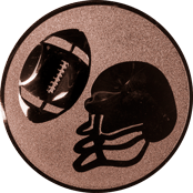 Emblem 25mm Football, bronze