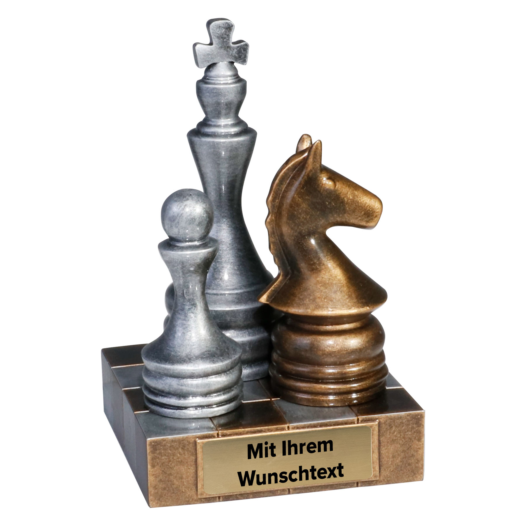 Produktbild von Trophäe Schach 39731 silber/bronze
