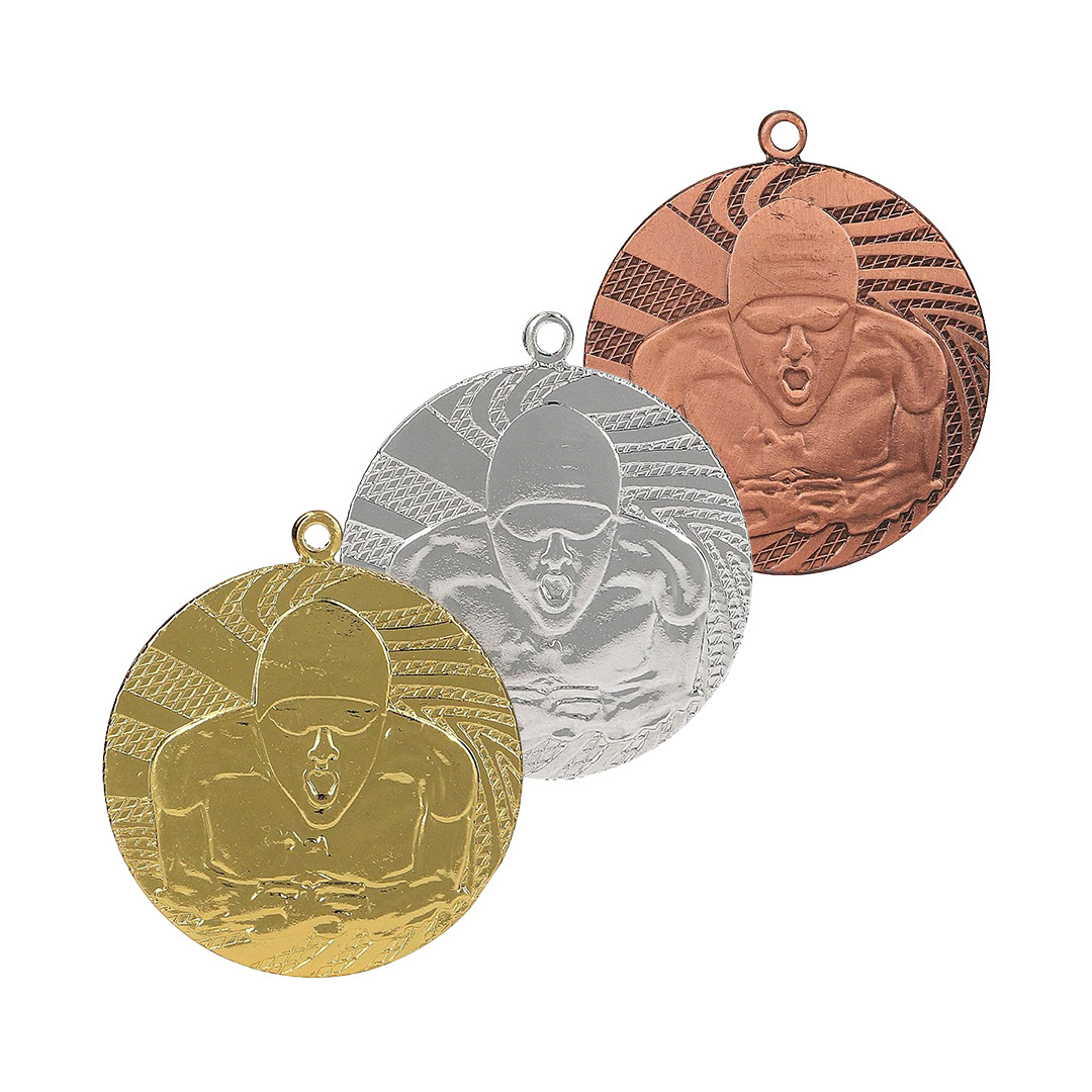 Produktbild von Schwimmmedaille "Hirundo" Ø 40 mm inkl. Kordel