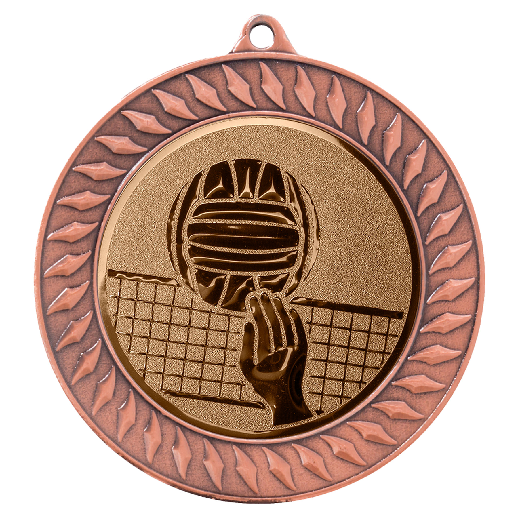 Produktbild von Volleyballmedaille "Orchideen" Ø 70 mm inkl. Kordel