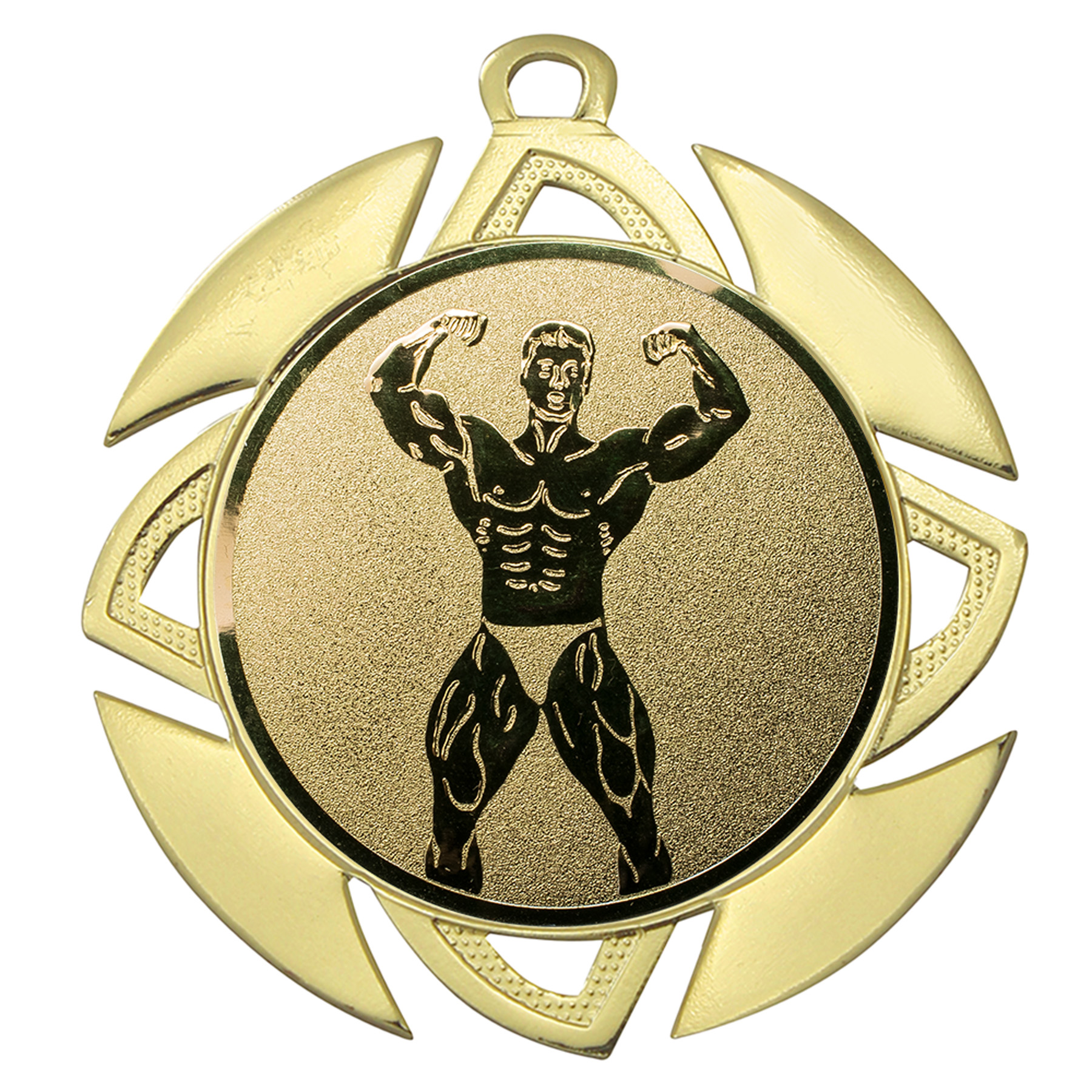 Produktbild von Bodybuildingmedaille "Allium" Ø 70 mm inkl. Kordel