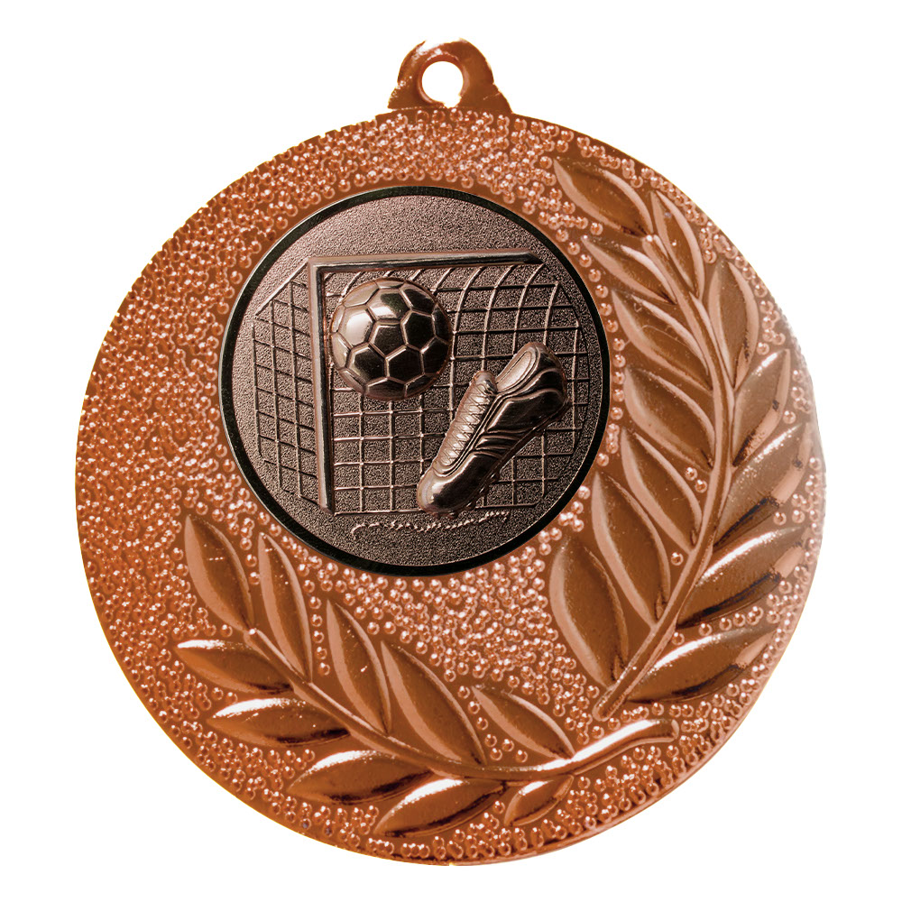 Produktbild von Fußball-Medaille "Gladiolen" Ø 50 mm inkl. Kordel