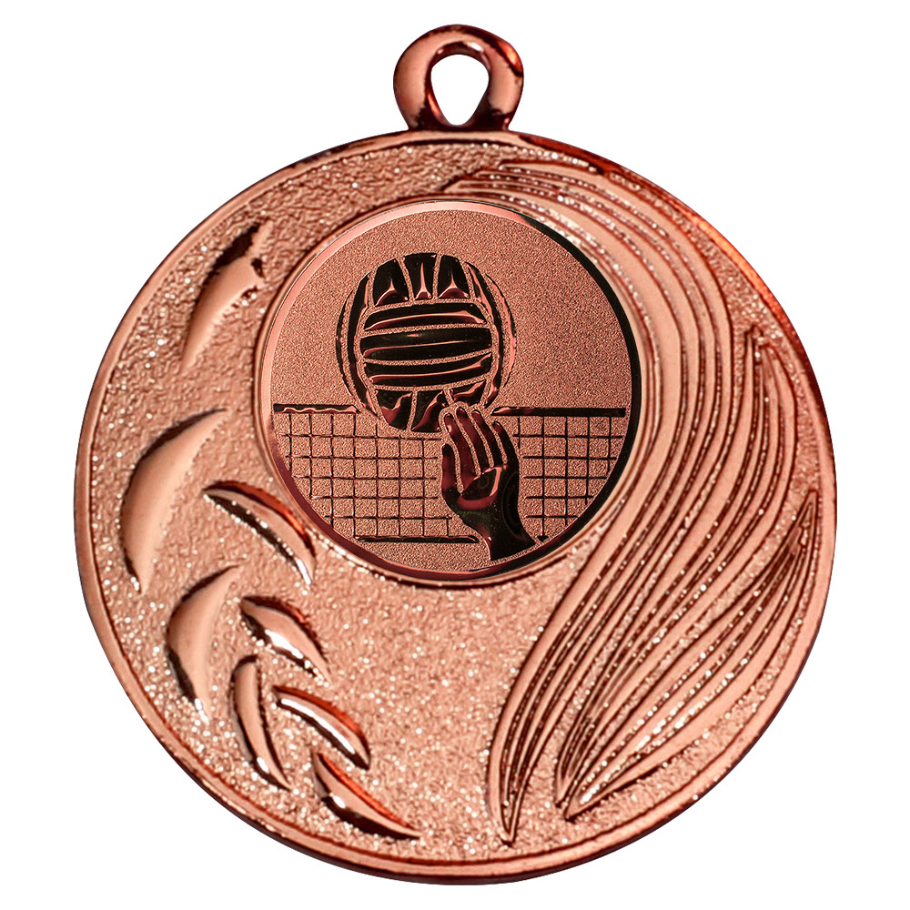 Produktbild von Volleyball-Medaille "Freesien" Ø 50 mm inkl. Kordel
