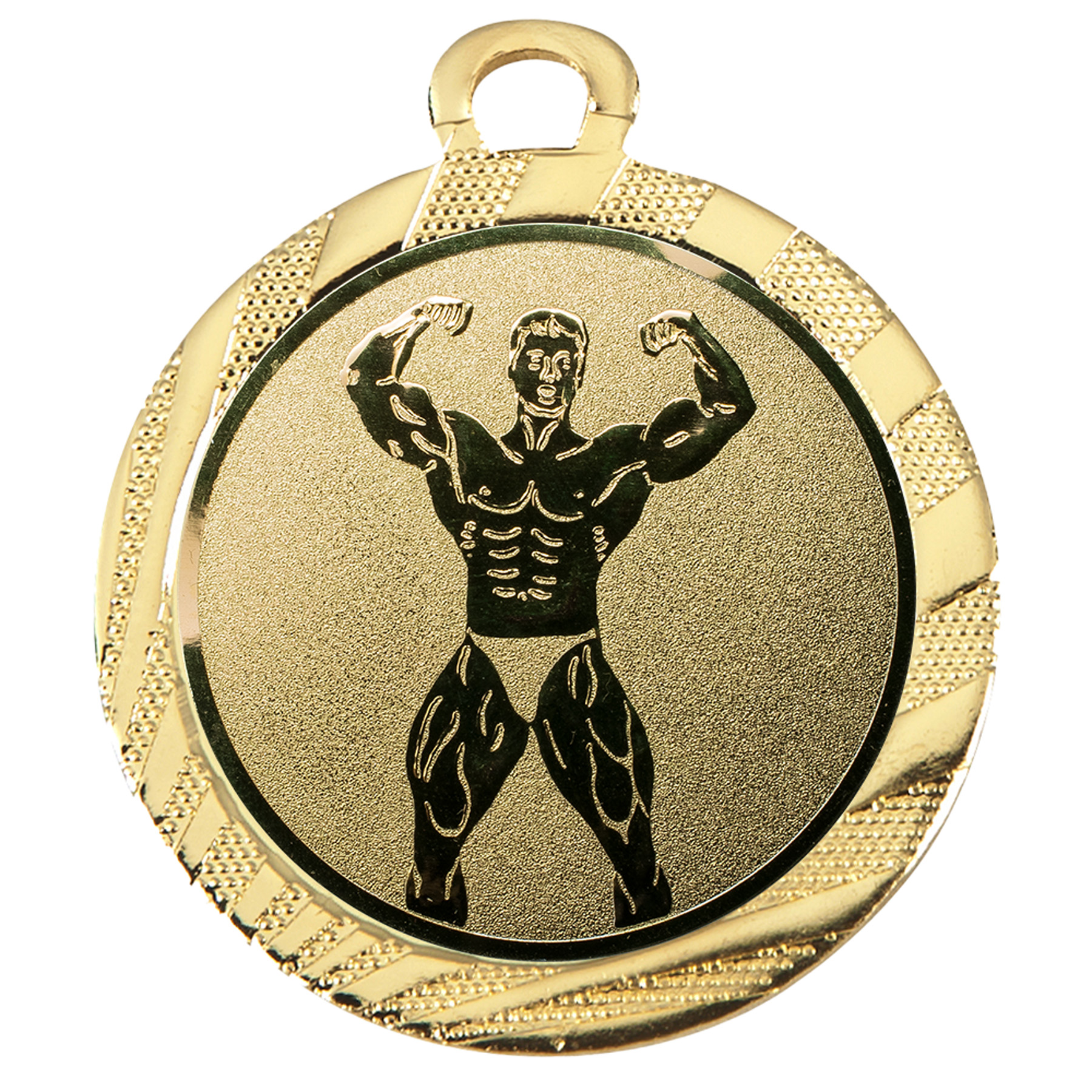 Produktbild von Bodybuildingmedaille "Angelonien" Ø 32 mm inkl. Kordel