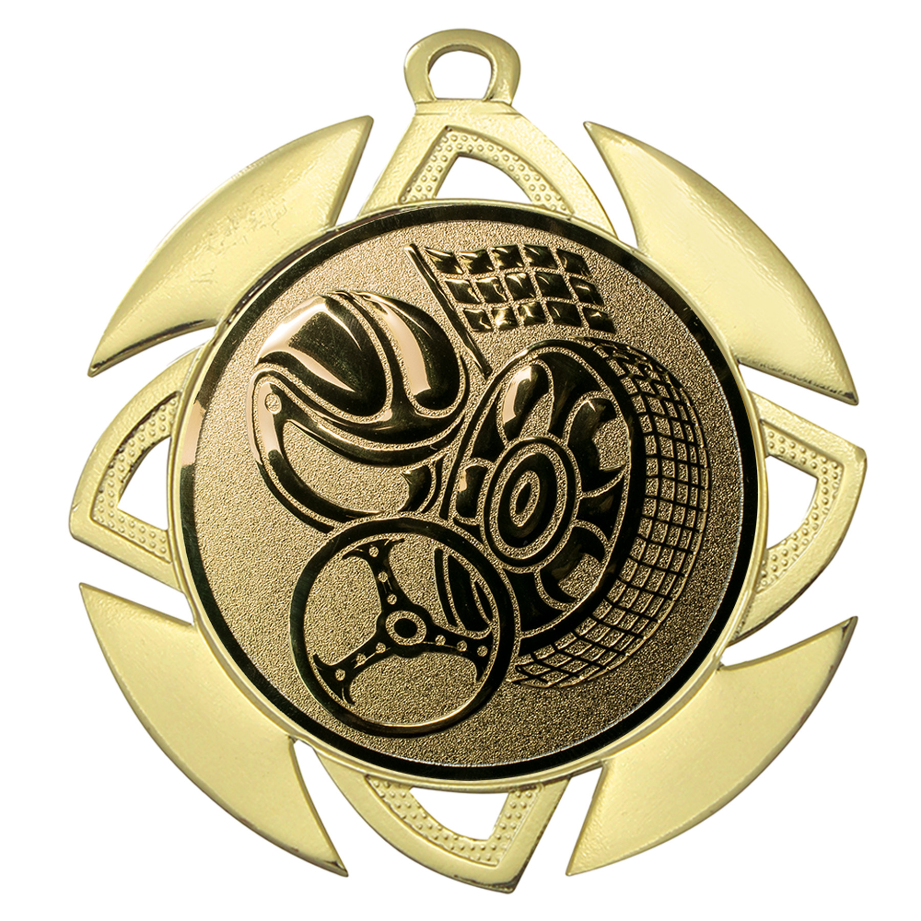 Produktbild von Motorsportmedaille "Allium" Ø 70 mm inkl. Kordel