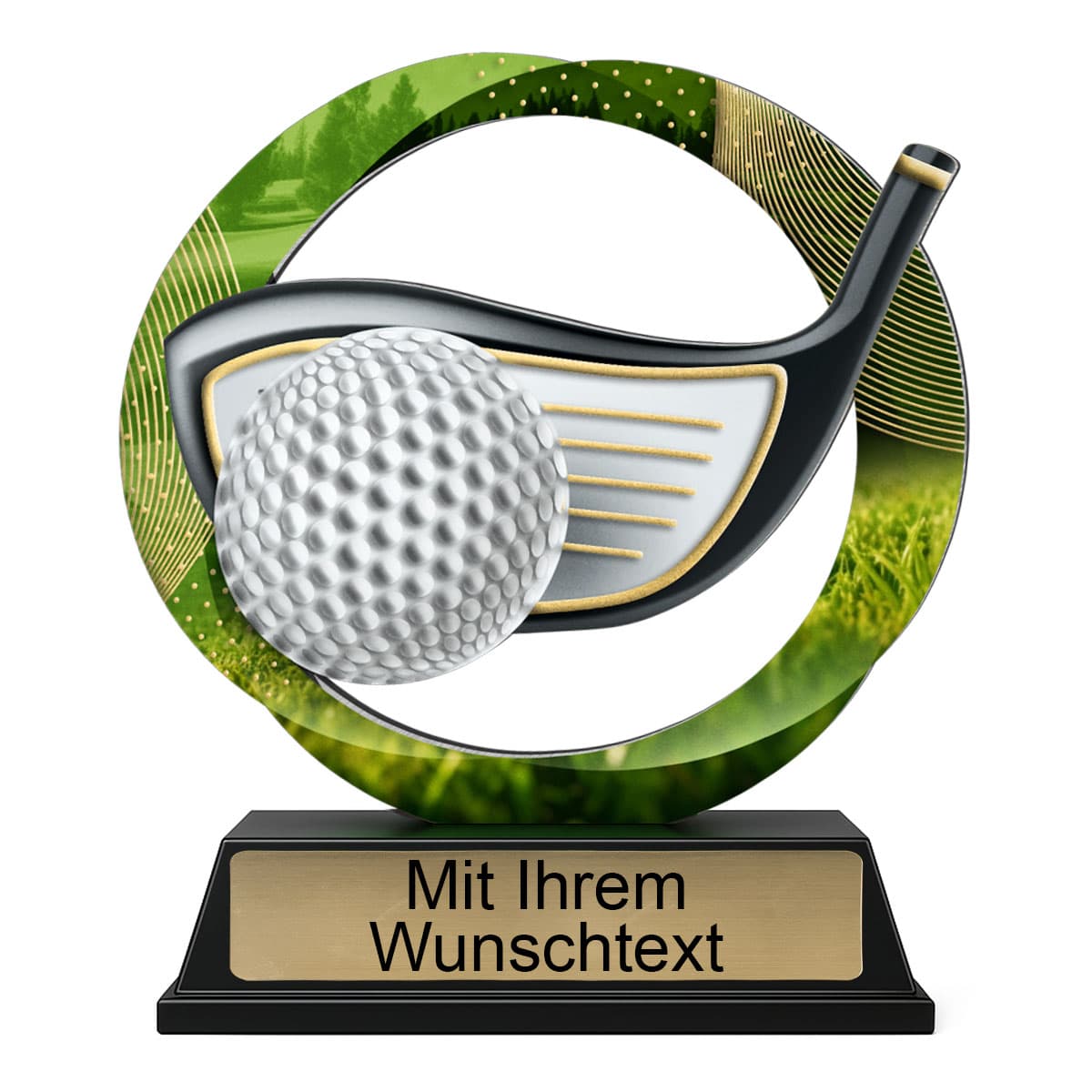 Produktbild von Metalltrophäe Golf 3er Serie M06G