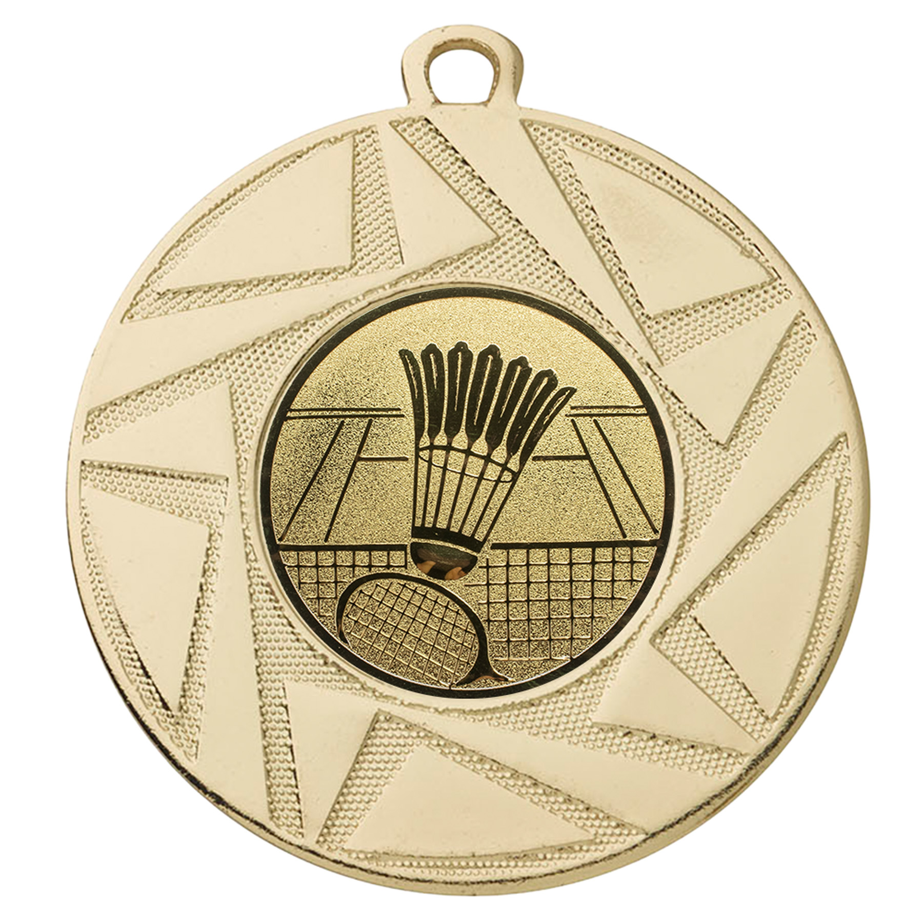 Produktbild von Badminton-Medaille "Klotho" Ø 50 mm inkl. Kordel