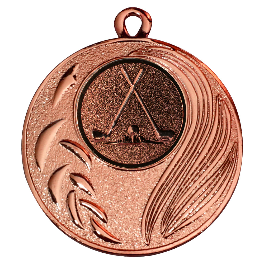Produktbild von Golf-Medaille "Freesien" Ø 50 mm inkl. Kordel