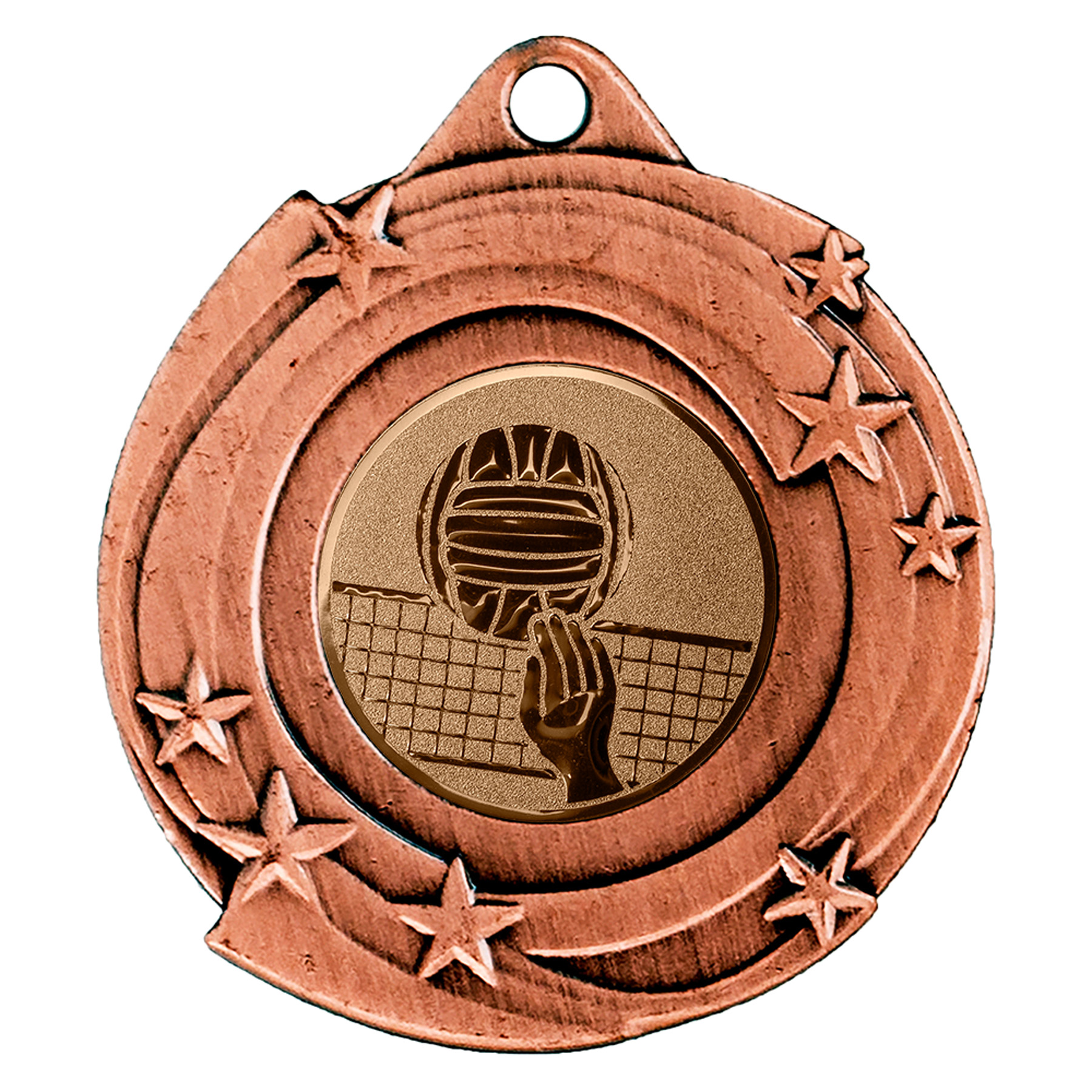 Produktbild von Volleyball-Medaille "Santini" Ø 50 mm inkl. Kordel