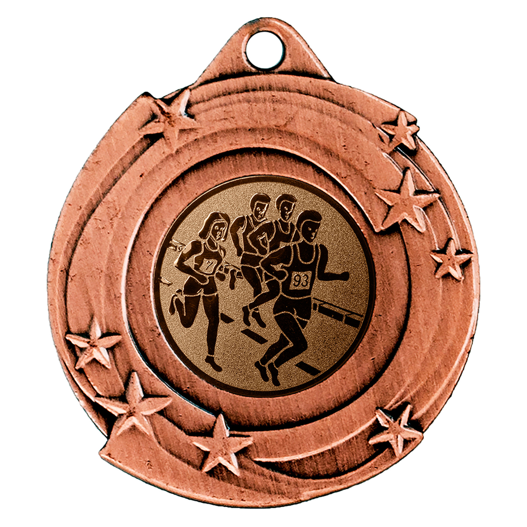 Produktbild von Laufsport-Medaille "Santini" Ø 50 mm inkl. Kordel