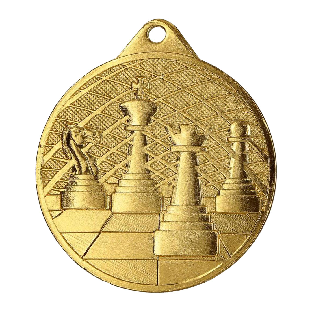 Produktbild von Schachmedaille "Remiz" Ø 50 mm inkl. Kordel