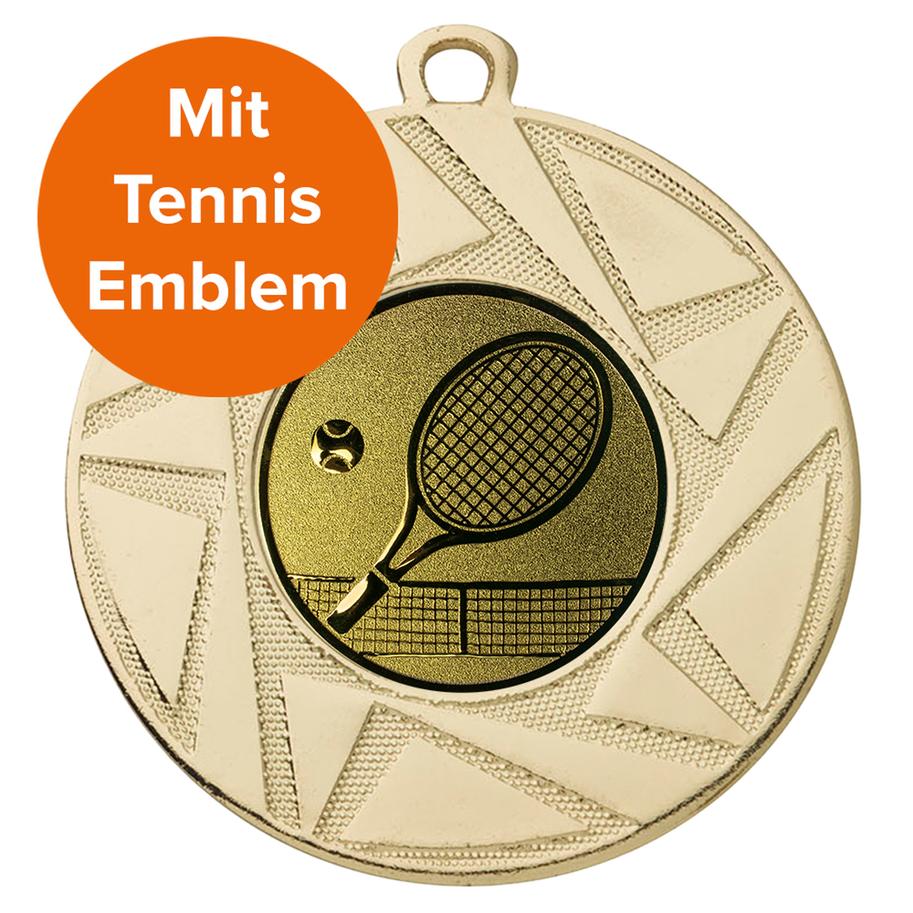 Produktbild von Tennis-Medaille "Klotho" Ø 50 mm inkl. Kordel