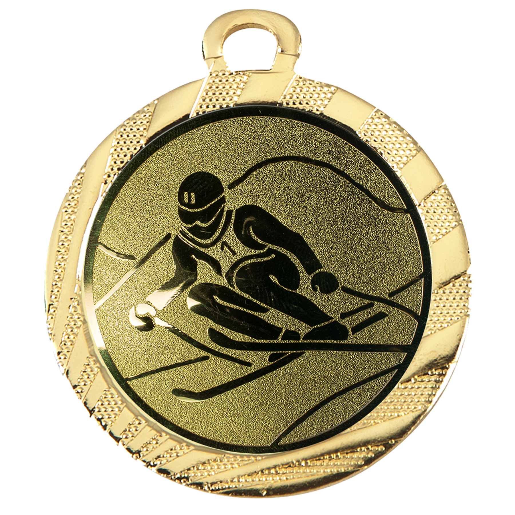 Produktbild von Skimedaille "Angelonien" Ø 32 mm inkl. Kordel