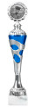 Pokale 6er Serie 54680 silber/blau mit Deckel