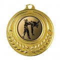 Medaille Rittersporn Ø 50 mm inkl. Wunschemblem und Kordel