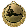 Karate Medaille Brixia Ø 32mm mit Wunschemblem und Band