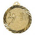 Nx10 Neu 1 Medaille "Handball" Ø 32mm gold mit Band