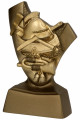 Feuerwehrpokal TRY-RP4019 altgold