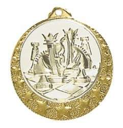 Danke Medaille "Brixia" Ø 32mm mit Doming-Aufkleber und Band gold
