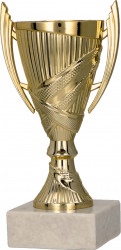 Pokale mit Henkel 3er Serie TRY-9082 gold