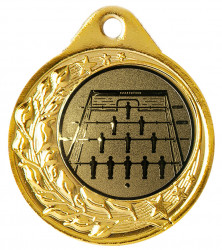 Medaille "Anemonen" Ø 40 mm inkl. Wunschemblem und Kordel gold