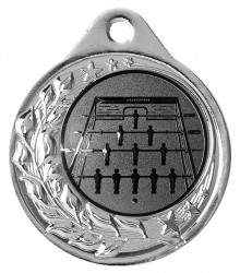 Medaille "Anemonen" Ø 40 mm inkl. Wunschemblem und Kordel silber