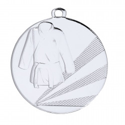 Medaille "Judo" Ø 50mm inkl. Kordel Silber