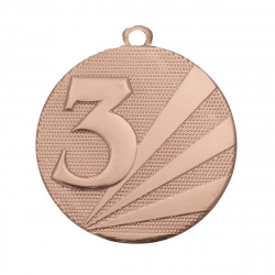 Medaille "Astilbe" Ø 50 mm inkl. Wunschemblem und Kordel bronze