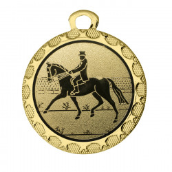 Medaille "Andryala" Ø 32 mm inkl. Wunschemblem und Kordel gold