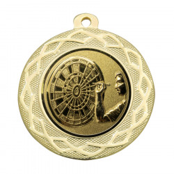 Medaille "Acacia" Ø 40 mm inkl. Wunschemblem und Kordel gold