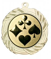Medaille "Kreios" Ø 70 mm inkl. Wunschemblem und Kordel gold