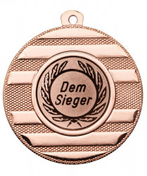 Medaille "Keren" Ø 50 mm inkl. Wunschemblem und Kordel bronze