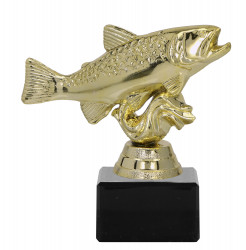 Anglerpokal "Fisch" TRY-F246 gold 