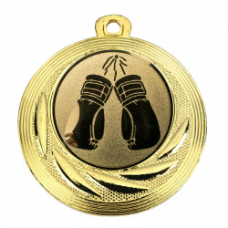 Medaille "Akebia" Ø 40 mm inkl. Wunschemblem und Kordel gold