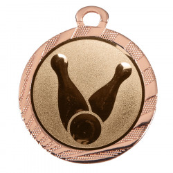 Medaille "Angelonien" Ø 32 mm inkl. Wunschemblem und Kordel bronze